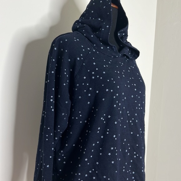 SUNDRY Women's Stars Raw Edge Hoodie 0= XS - Picture 4 of 10